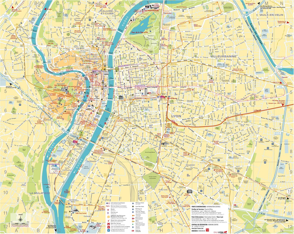 Lyon kartı PDF formatında