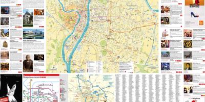 Lyon, Fransa turist xəritəsi